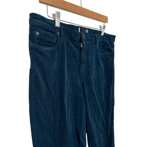 KUT From the Kloth Size 16 Dianna Skinny Green Teal Corduroy Stretch Jeans - Picture 4 of 6